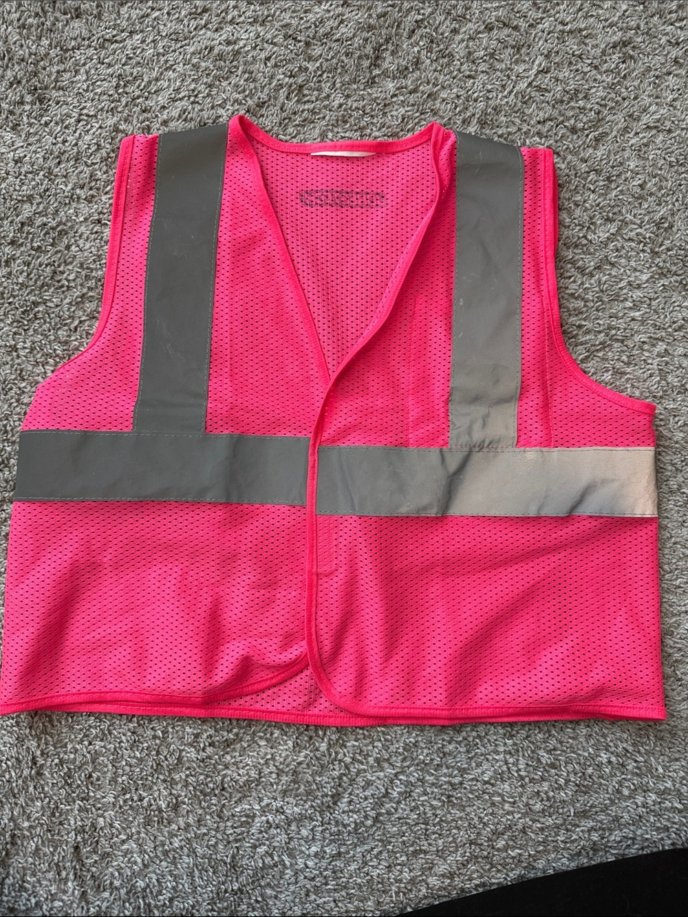 Kids High-Visibility Pink Safety Vest